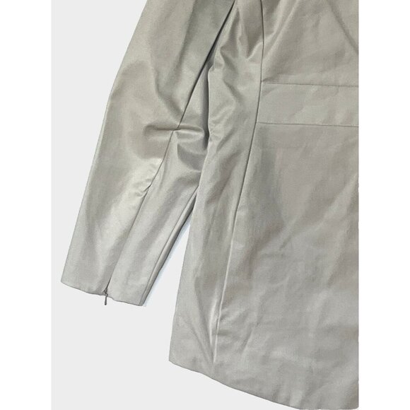 New Official NFL Super Bowl LIX Staff Anorak Beige Zip Hooded Jacket - Picture 8 of 14